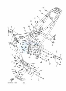 FZN250 (B8H5) drawing FRAME