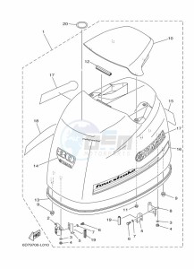 F100DETX drawing FAIRING-UPPER