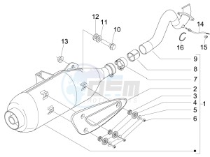 Carnaby 250 4t ie e3 drawing Silencer