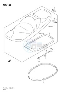 AN400 (E2) Burgman drawing SEAT (AN400ZAL1 E2)