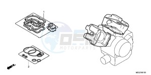 VT750C2BC drawing GASKET KIT A