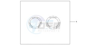 CB1000RC drawing CRANKCASE RING