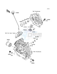 MULE_600 KAF400BEF EU drawing Oil Pump