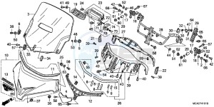 GL1800C drawing WINDSCREEN (GL1800C/D/E/F/G)