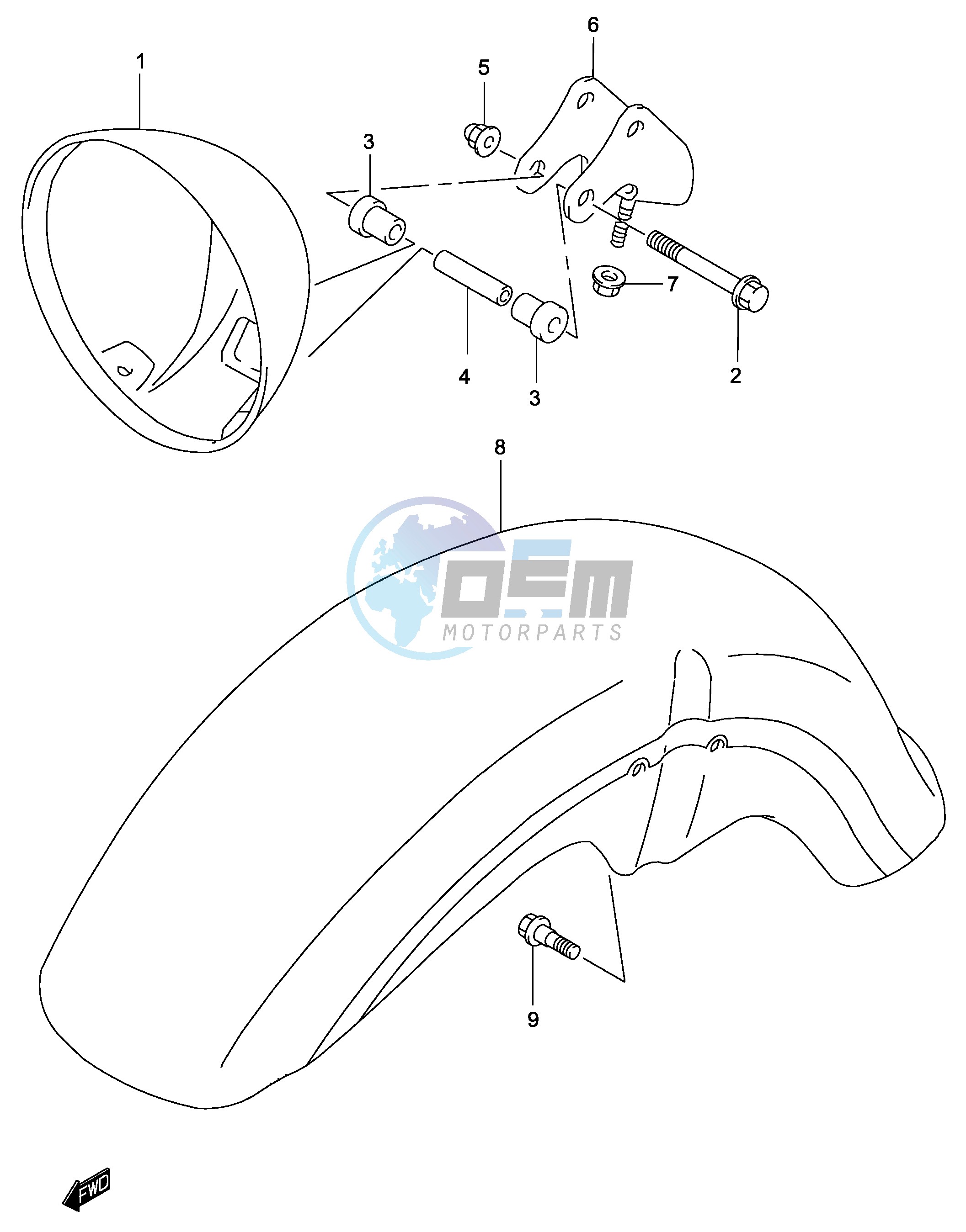 HEADLAMP HOUSING