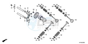 SH300B drawing CAMSHAFT/VALVE