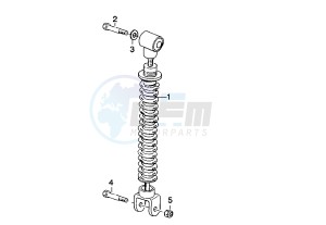 DNA GP EXPERIENCE 50 drawing Rear Shock absorber