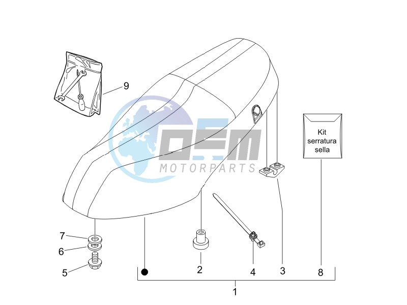 Saddle/seats