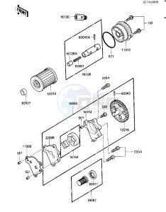 KL 600 A [KL600] (A1) [KL600] drawing OIL PUMP_OIL FILTER