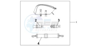 CBR1000RRA UK - (E / HRC MKH) drawing REAR SEAT BAG