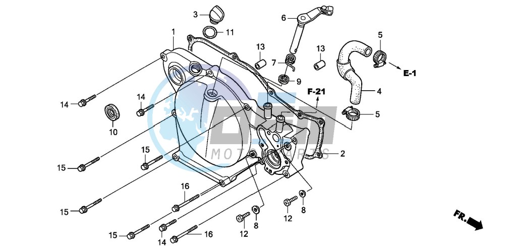 RIGHT CRANKCASE COVER