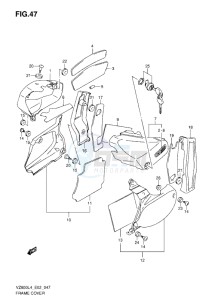 VZ800 drawing FRAME COVER L4