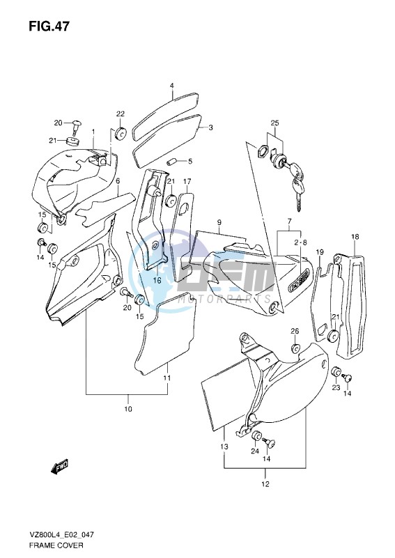 FRAME COVER L4