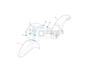 Liberty 150 4t 2v ie e3 (Vietnam) drawing Wheel housing - Mudguard