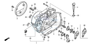 ANF125 drawing RIGHT CRANKCASE COVER