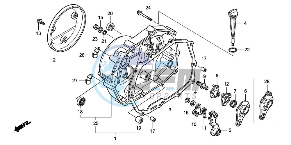 RIGHT CRANKCASE COVER