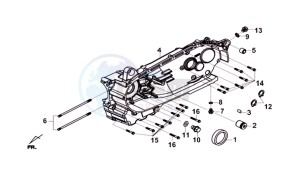 CRUISYM 300 (L8) EU drawing L. CRANK CASE COMP