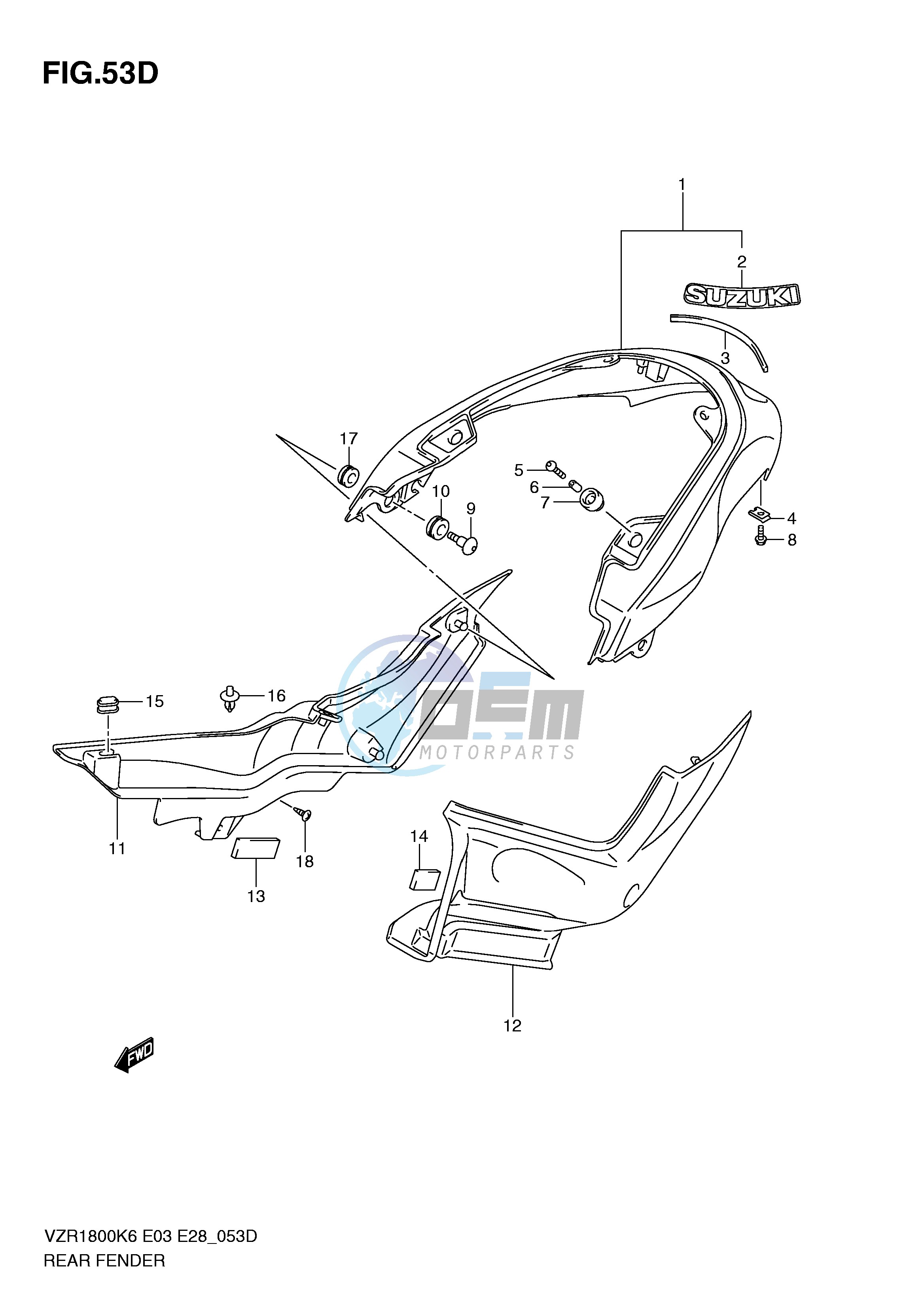 REAR FENDER (VZR1800L0)