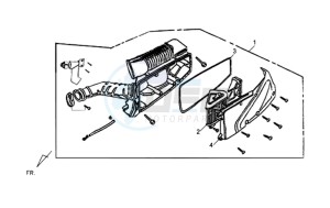 SYMPLY 150 drawing AIRFILTER