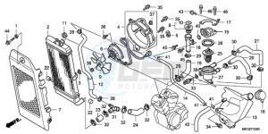 VT750C9 Australia - (U / MK) drawing RADIATOR