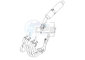 FZS FAZER 600 drawing EXHAUST