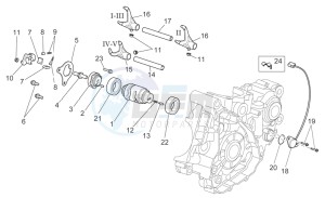 RXV-SXV 450-550 Vdb-Merriman drawing Gear box selector II