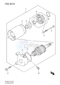 RV125 VAN VAN EU drawing STARTING MOTOR