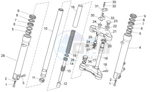 V7 Stone 750 USA-CND drawing Fron fork II