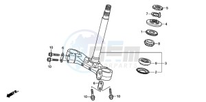 ST1300A drawing STEERING STEM