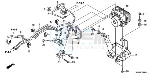 NC700XAC drawing ABS MODULATOR