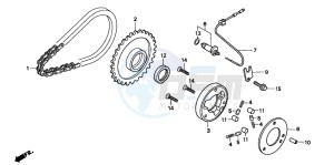 CMX250C REBEL drawing STARTING CLUTCH