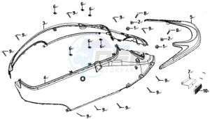 ALLO 50 25 KM/H L6 drawing COWLING