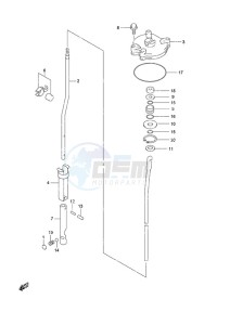 DF 50A drawing Shift Rod High Thrust