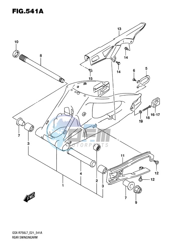 REAR SWINGINGARM