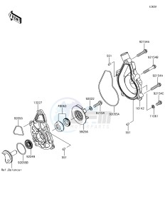 Z650 ER650HHF XX (EU ME A(FRICA) drawing Water Pump