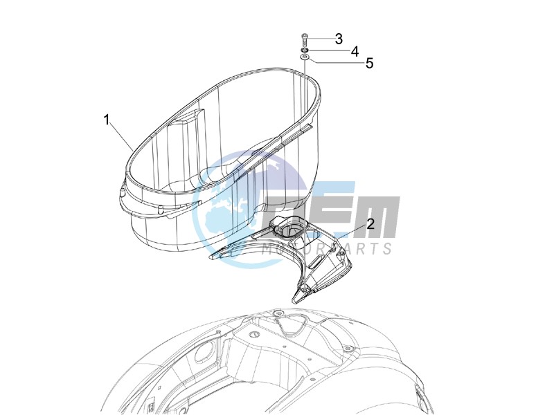 Helmet housing - Undersaddle