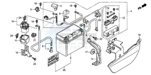 ST1300 drawing BATTERY