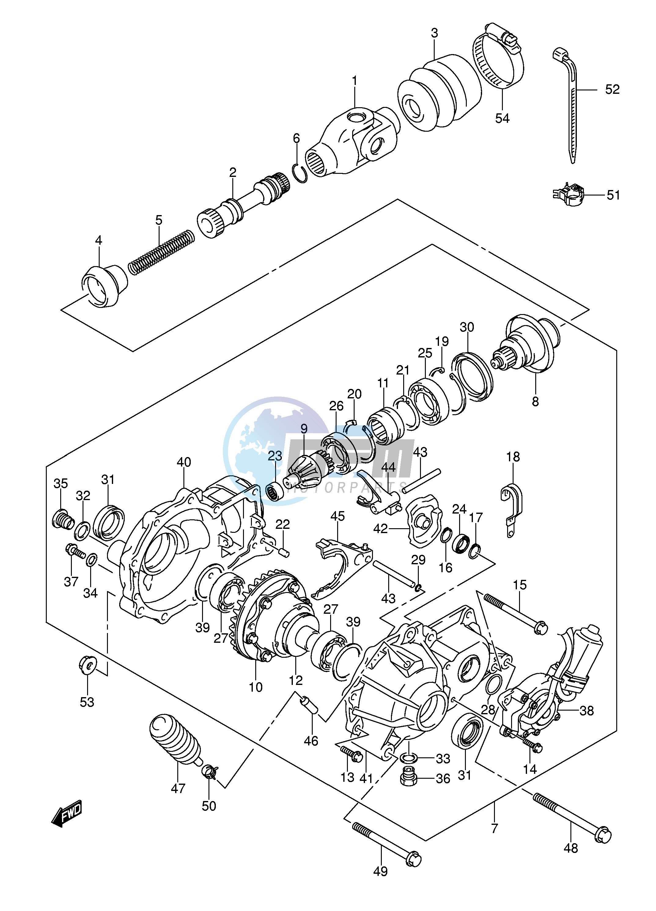 FINAL BEVEL GEAR (FRONT)