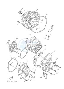 MTN-1000D MT-10 SP MT-10 SP (BW84) drawing CRANKCASE COVER 1