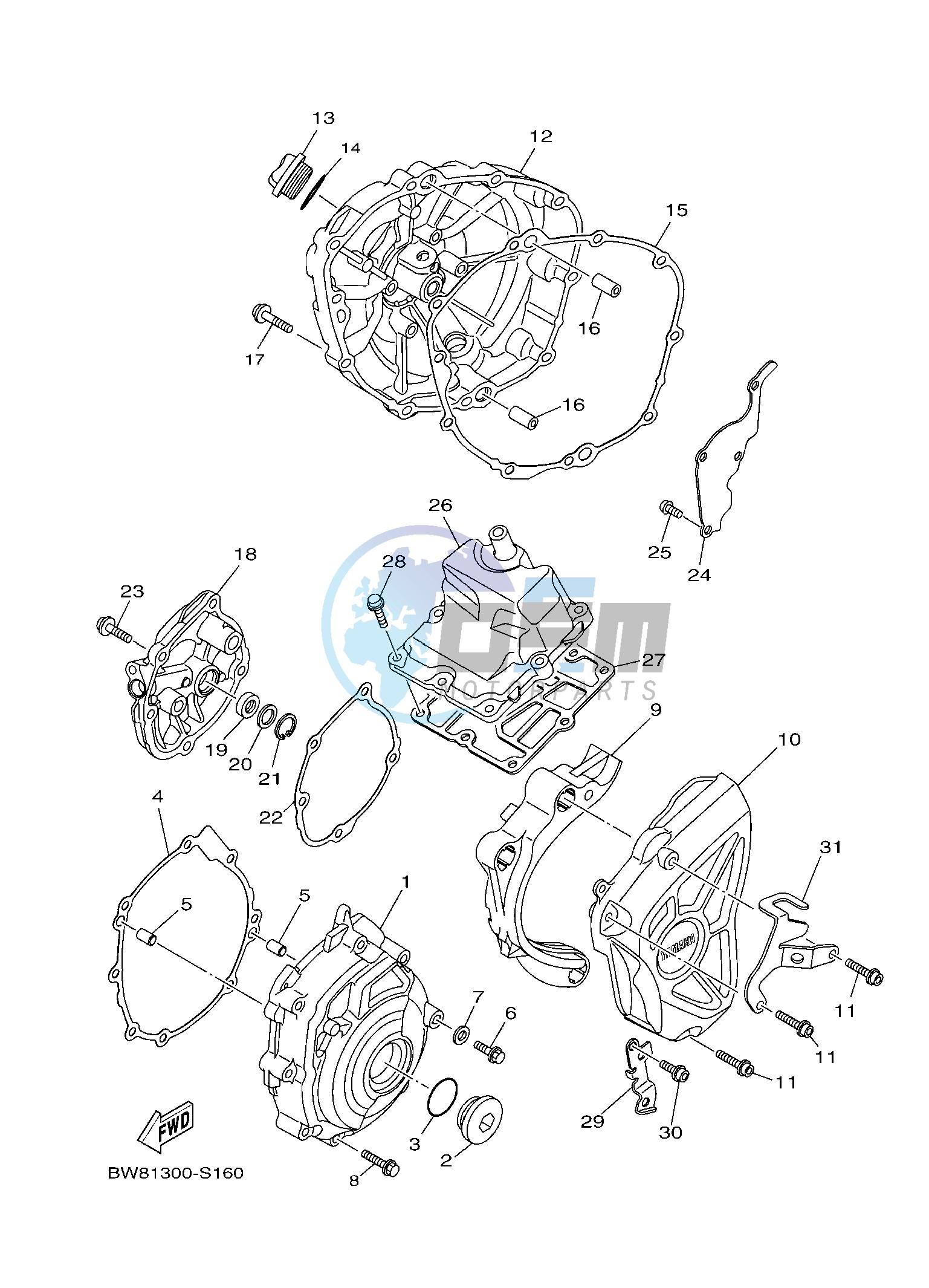 CRANKCASE COVER 1