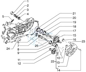 Stalker 50 drawing Rear wheel shaft