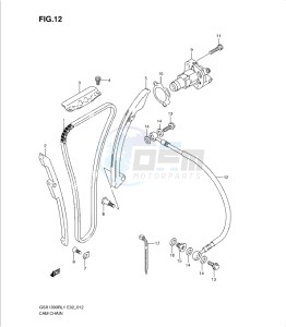 GSX1300R drawing CAM CHAIN