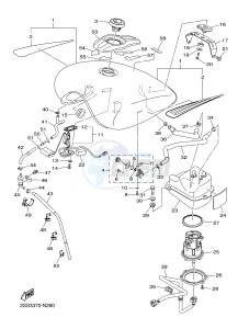 XVS1300CU XVS1300 CUSTOM XVS1300 CUSTOM (2SS6) drawing FUEL TANK