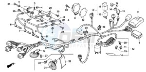 CB600F CB600F drawing WIRE HARNESS (CB600F3/4/5/6)