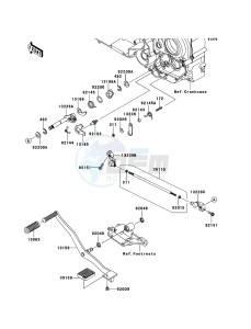 VN1700_VOYAGER_ABS VN1700BCF GB XX (EU ME A(FRICA) drawing Gear Change Mechanism