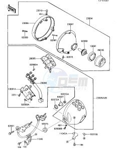 ZL 600 A [ZL600 ELIMINATOR] (A1-A2) drawing HEADLIGHT