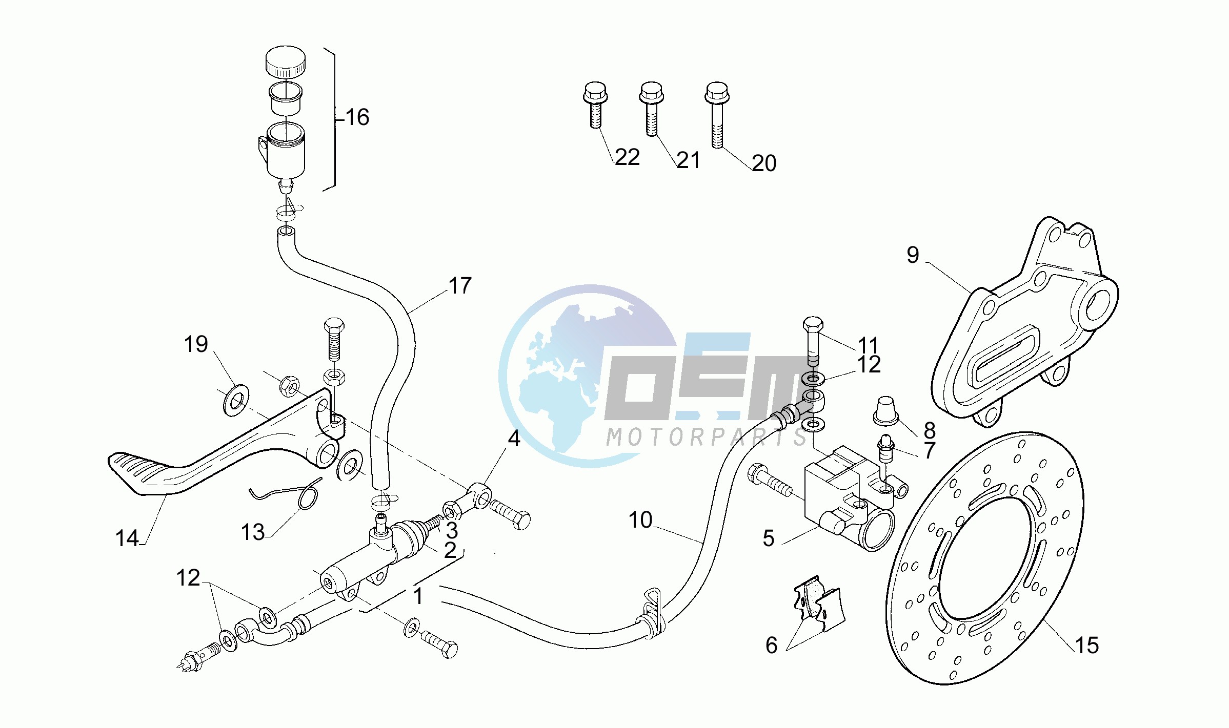 Rear brake