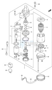 DF 225 drawing Starting Motor