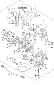 DF 150AP drawing Top Mount Dual