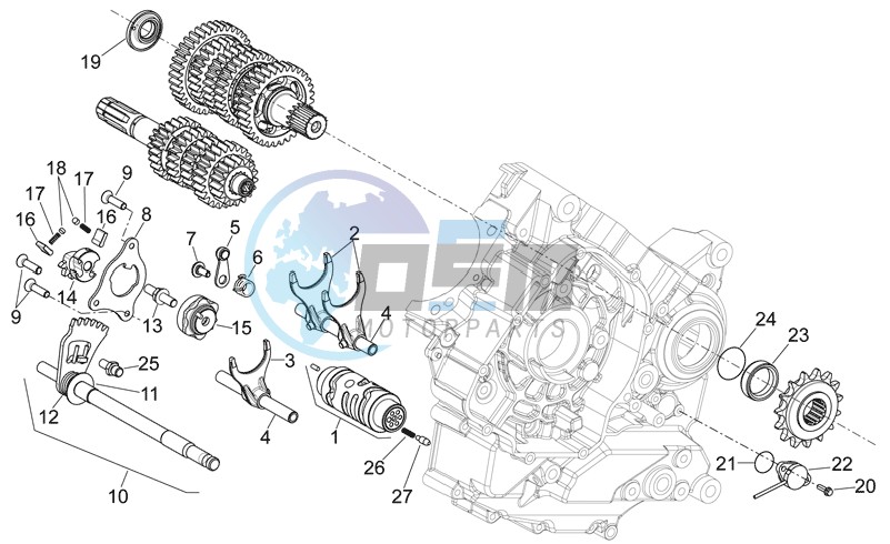 Gear box selector